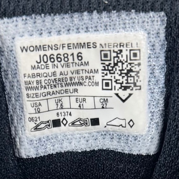 Merrell Hiking Trail Outdoor Running Breathable Performance Shoes Blue Women 8 - Picture 9 of 9